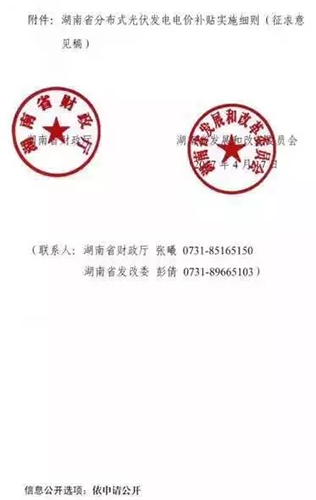 湖南省出新政：省級補(bǔ)貼0.2元/度！