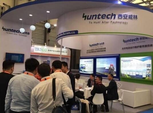 新品發(fā)布，無人機展示     金鴻泰驚艷亮相SNEC 2017