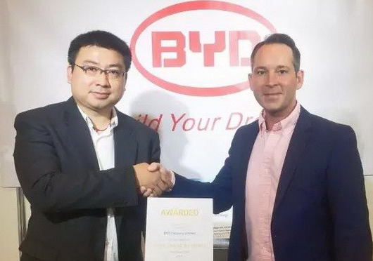 比亞迪儲(chǔ)能再獲國際大獎(jiǎng) 美國&ldquo;雙子星&rdquo;項(xiàng)目揚(yáng)名業(yè)界