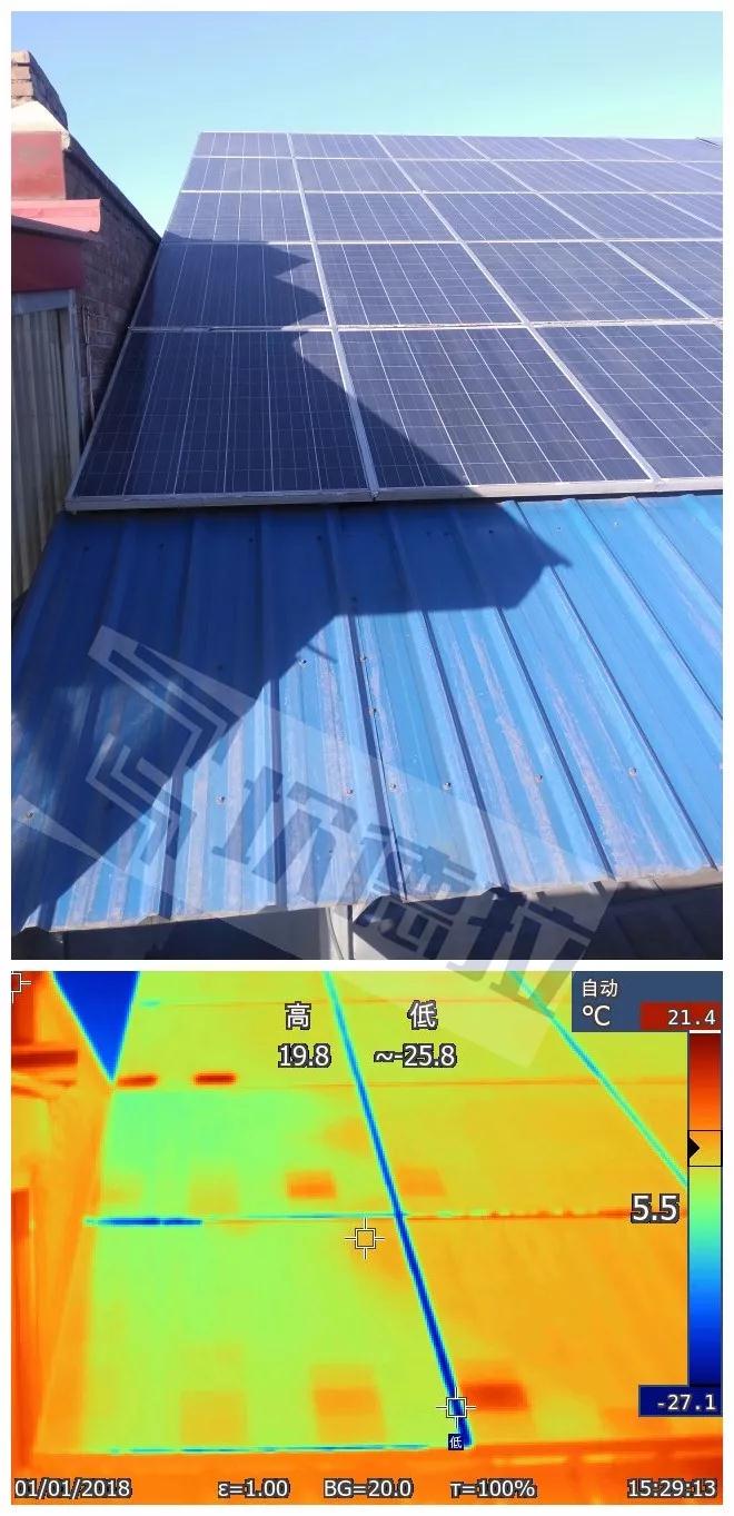 寒冷！光伏組件熱斑溫度實(shí)測！