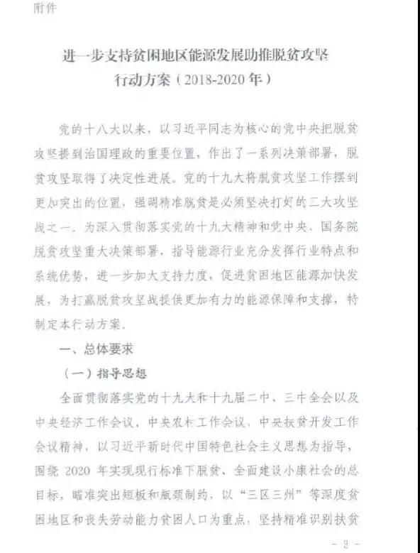 重磅！國家能源再發(fā)文，確保光伏扶貧優(yōu)先上網(wǎng)和全額收購！