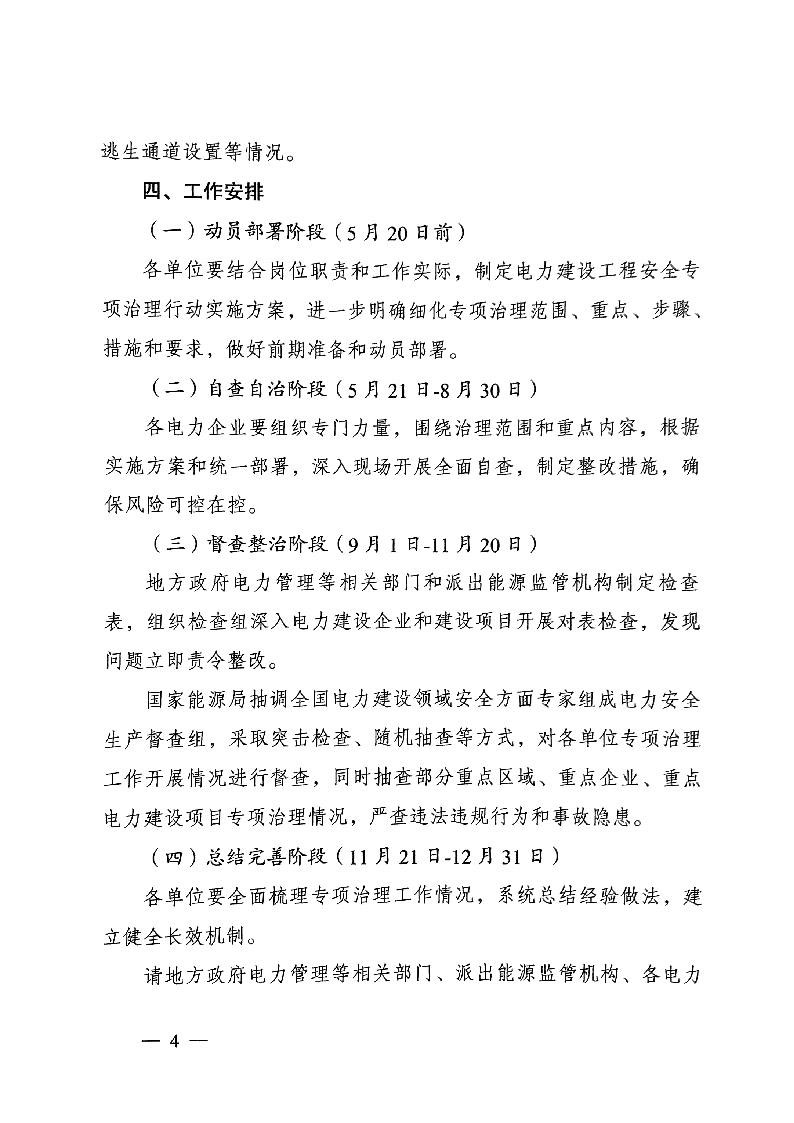 國(guó)家能源局發(fā)布太陽(yáng)能發(fā)電等發(fā)電建設(shè)工程施工安全專項(xiàng)治理行動(dòng)實(shí)施方案通知