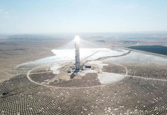 壯觀！250米世界最高塔以色列AshalimB光熱電站即將投運(yùn)
