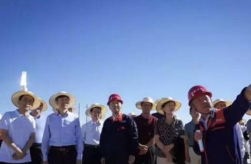 國(guó)家能源局調(diào)研首航敦煌100MW塔式光熱項(xiàng)目，計(jì)劃9月份調(diào)試、年底并網(wǎng)發(fā)電