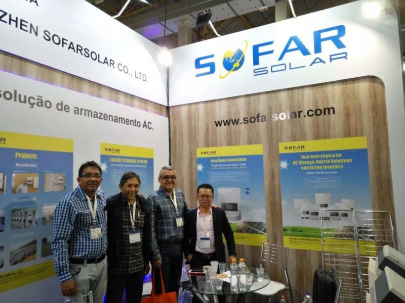 首航新能源亮相巴西太陽能光伏展,逆變器產(chǎn)品受青睞