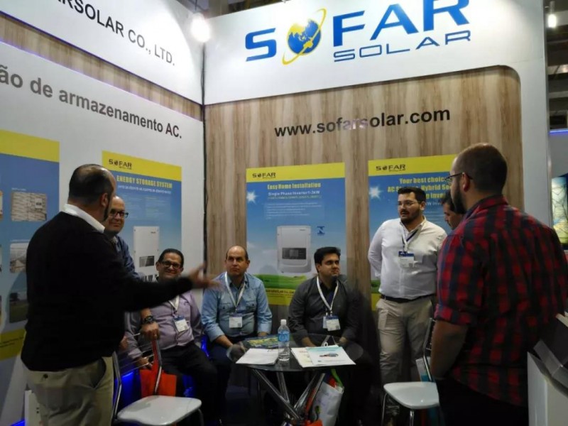 首航新能源亮相巴西太陽能光伏展,逆變器產(chǎn)品受青睞